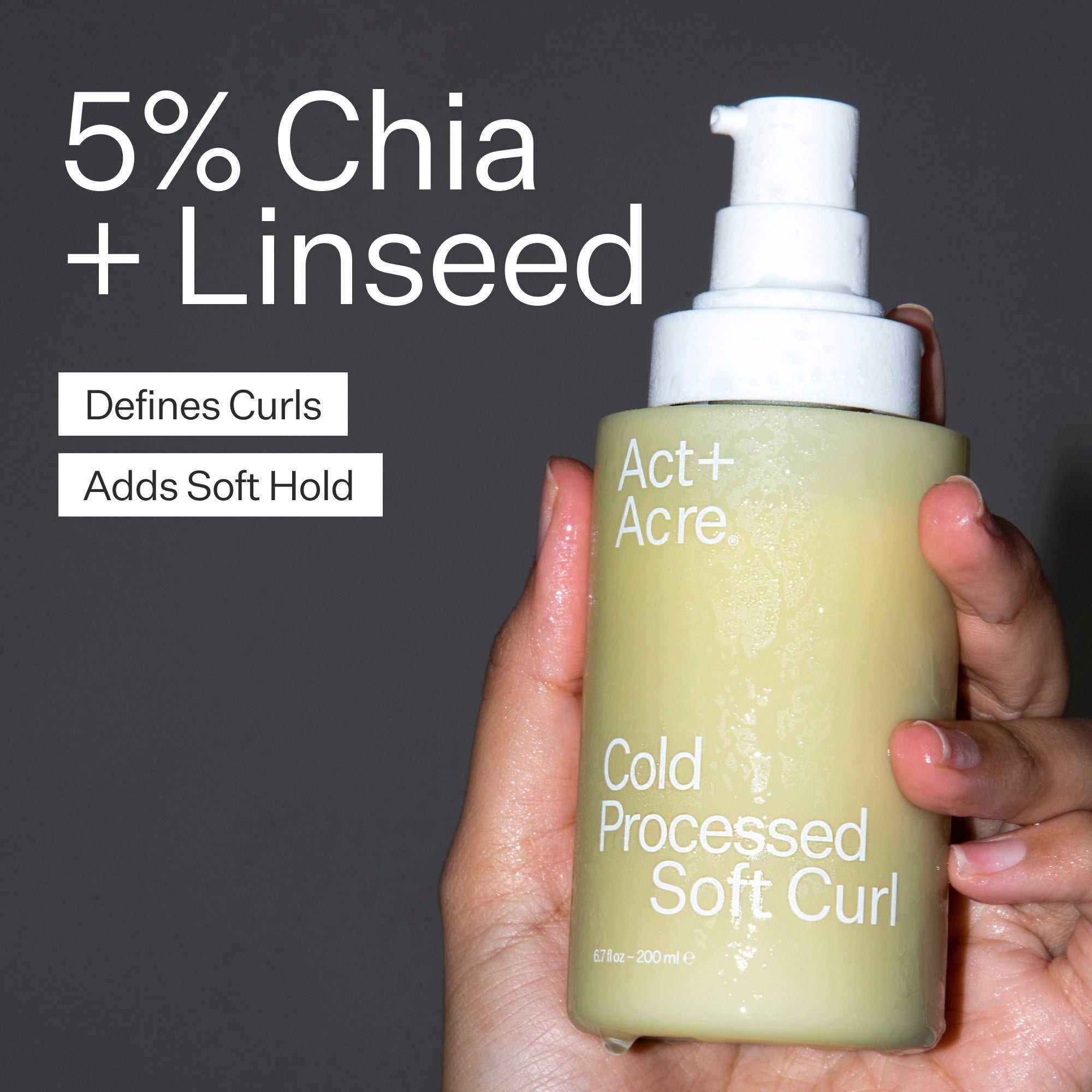 Act+Acre Cold Processed Soft Curl Lotion 200ml