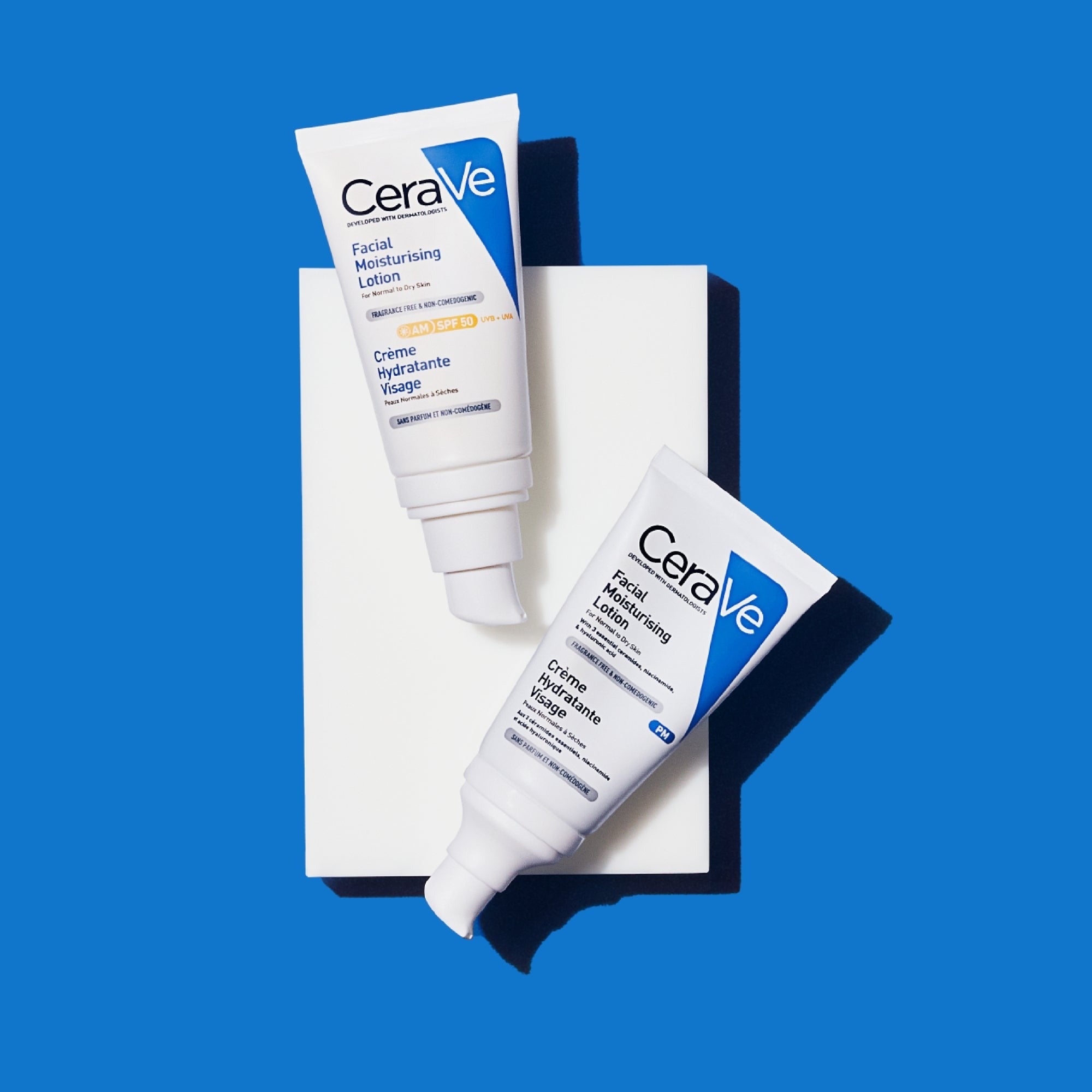 CeraVe Ultimate Hydration Routine: Moisturiser, SPF and Hyaluronic Acid Serum Set