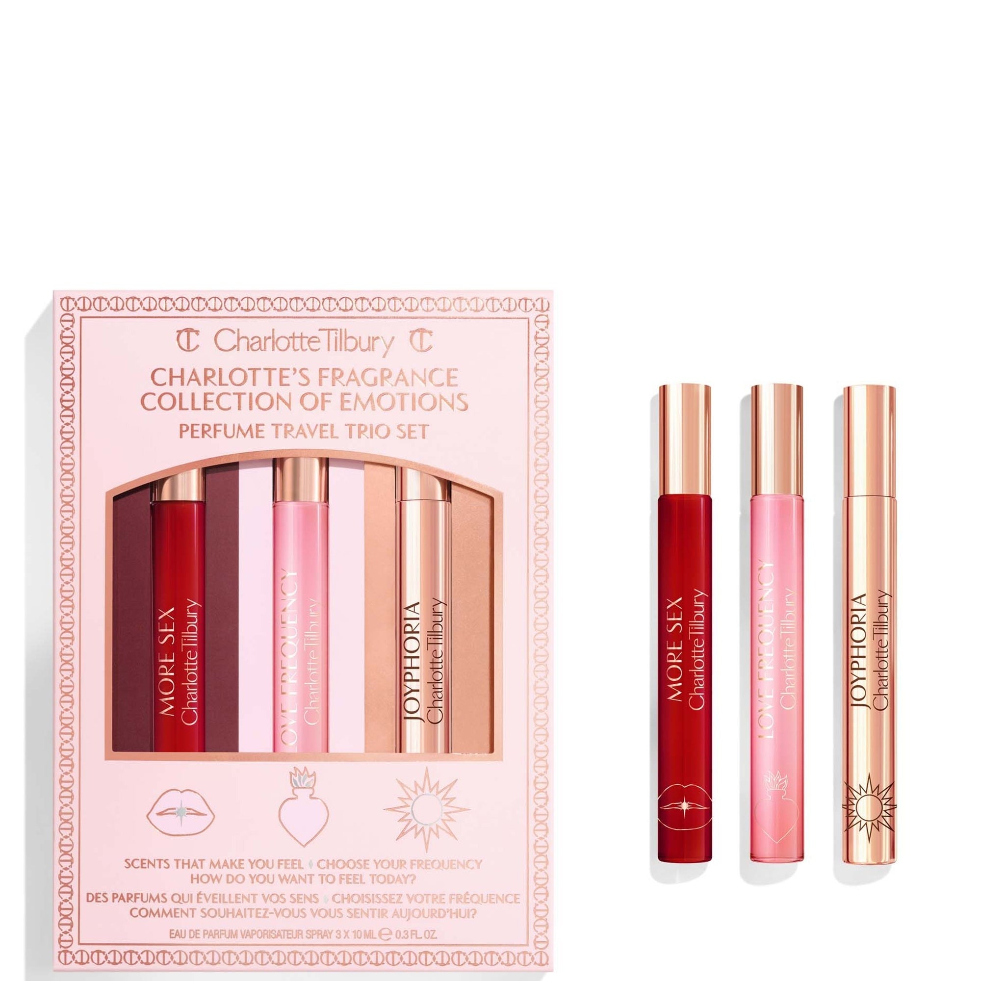 Charlotte Tilbury A Perfume Travel Trio (Worth £60)