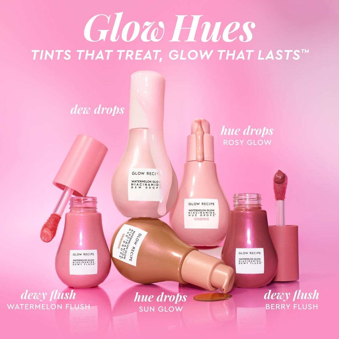 Glow Recipe Watermelon Glow Niacinamide Dewy Flush Brightening Serum Blush - Berry Flush