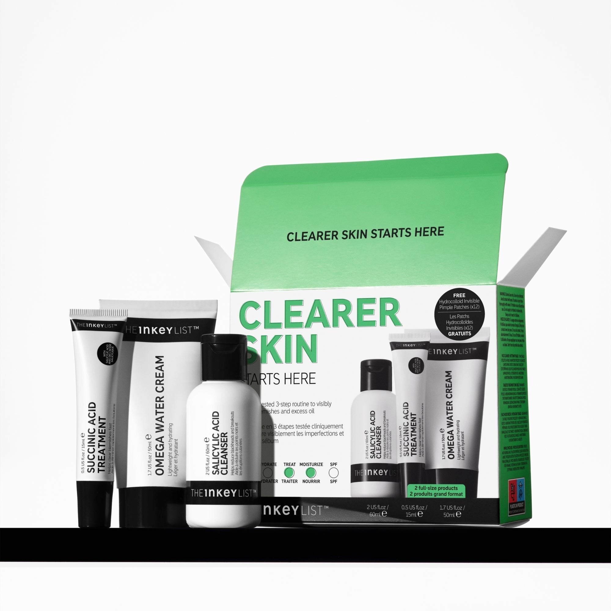 The Inkey List Clearer Skin Starts Here (Worth £30.00)