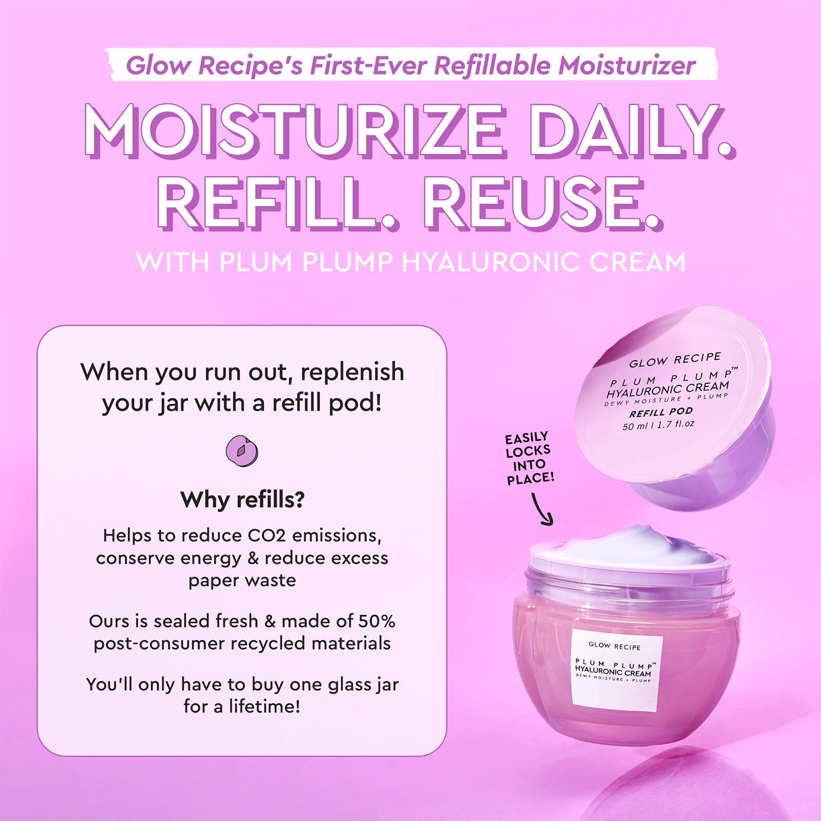 Glow Recipe Plum Plump Hyaluronic Cream 50ml