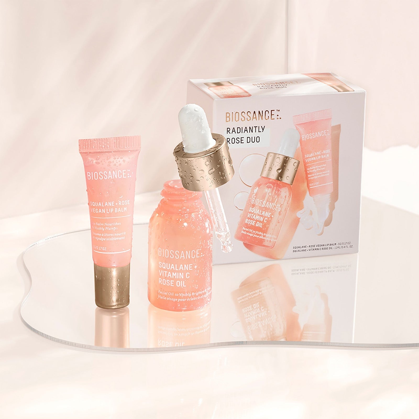 Biossance Radiantly Rose Duo