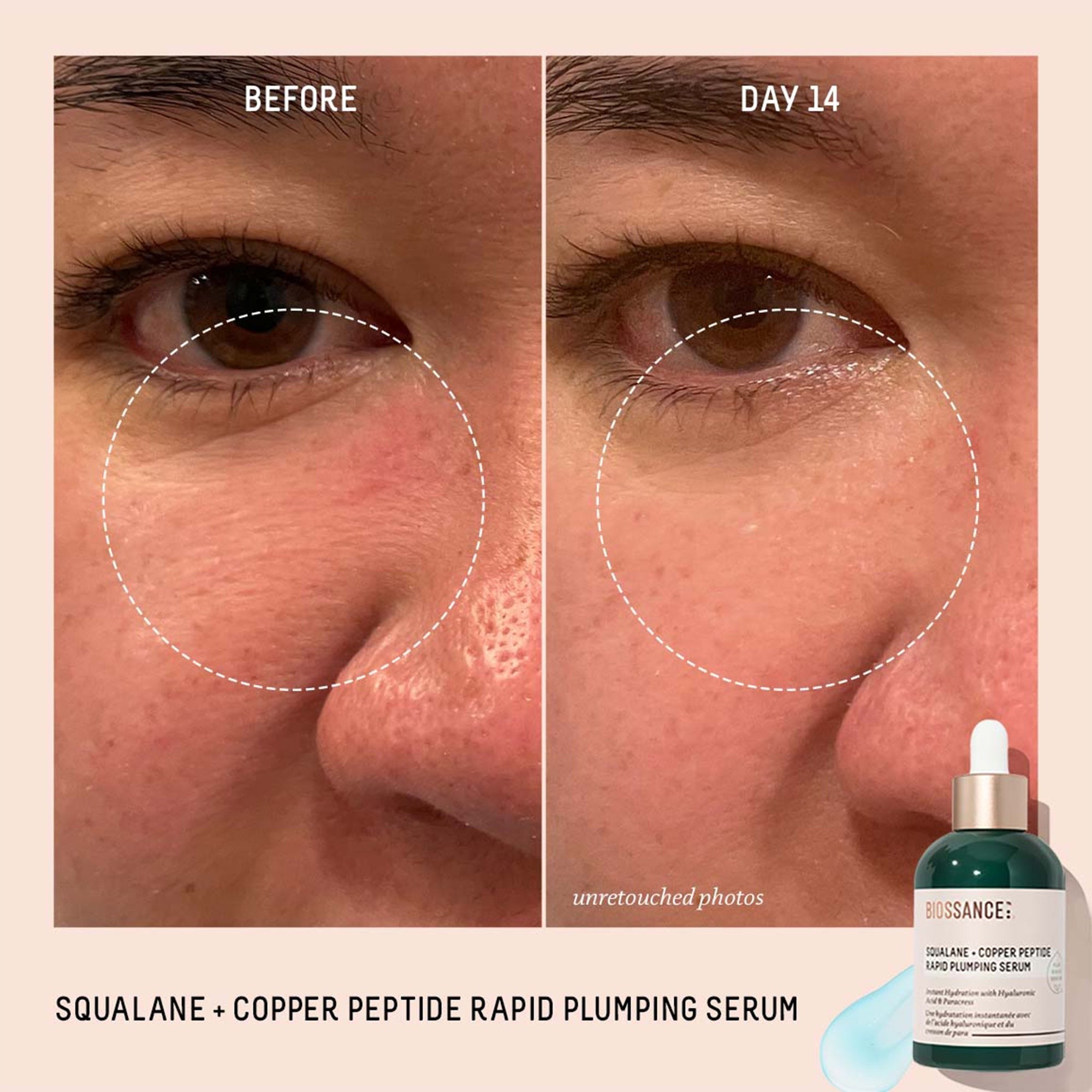 Biossance Squalane and Copper Peptide Rapid Plumping Serum 50ml