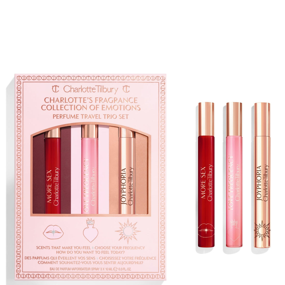 Charlotte Tilbury A Perfume Travel Trio (Worth £60)