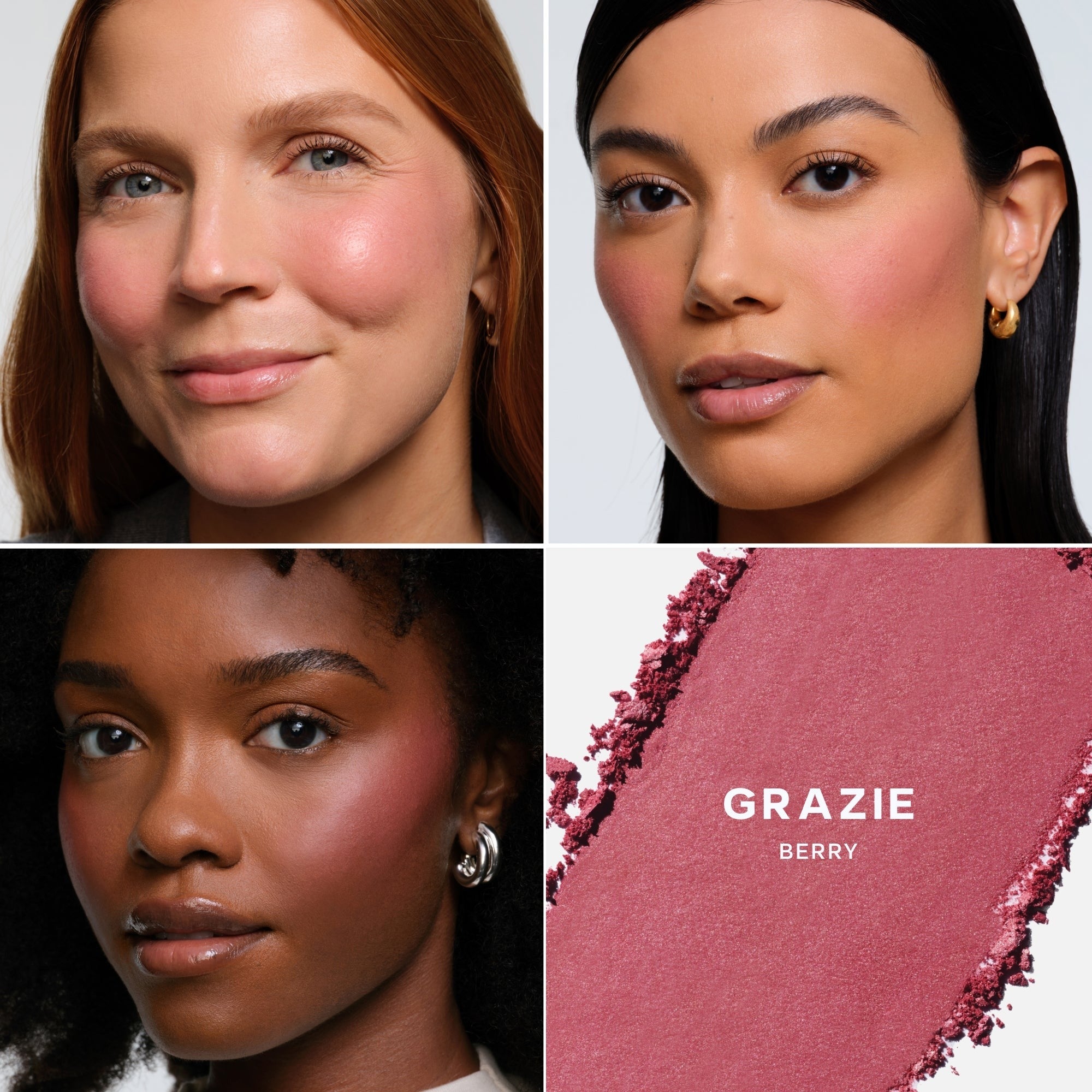 Saie SuperSuede Radiant Blush Powder - Grazie