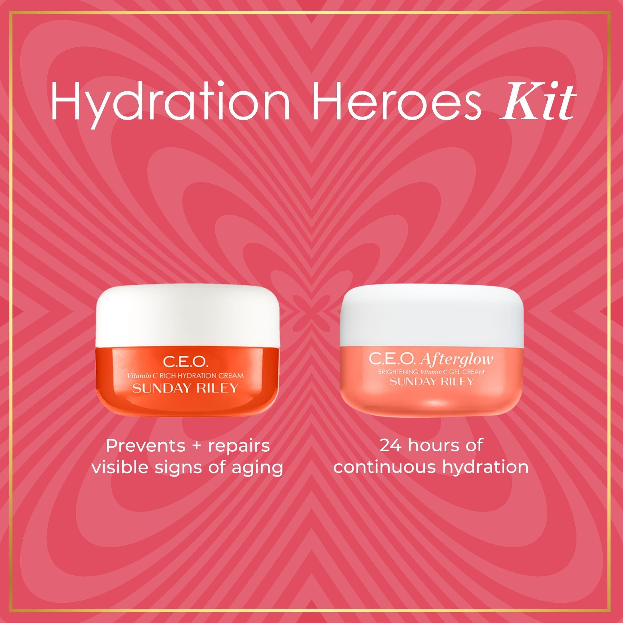 Sunday Riley Hydration heroes (Worth £40)