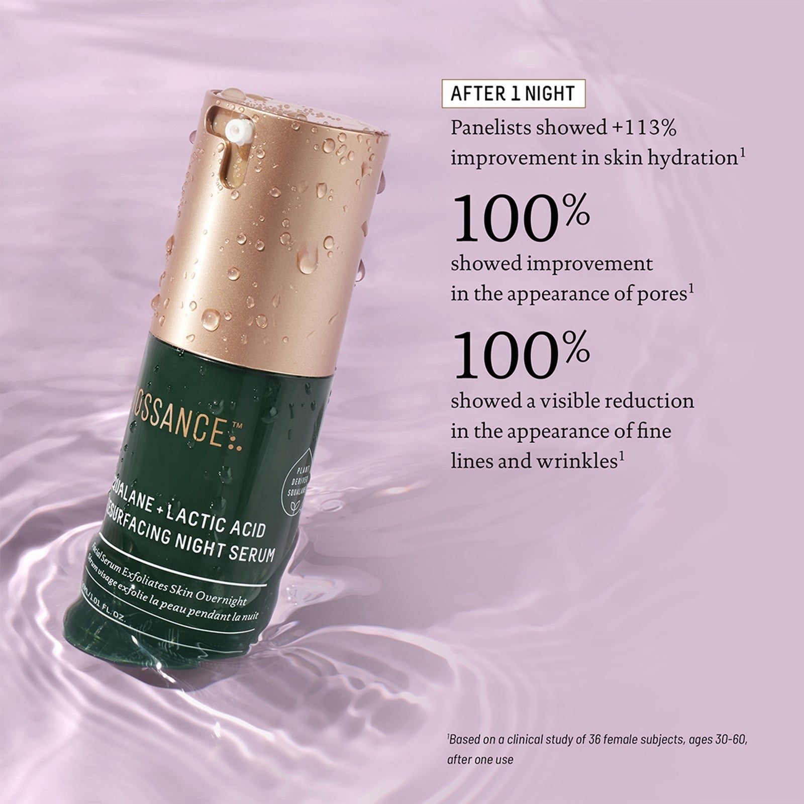 Biossance Squalane and Lactic Acid Resurfacing Serum 30ml