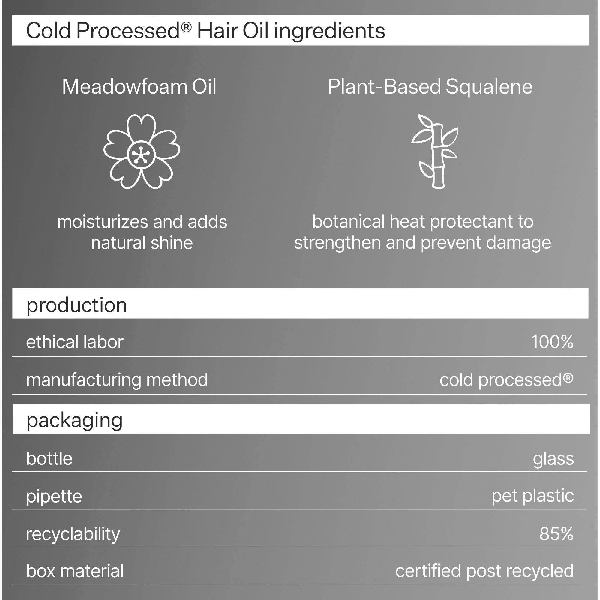 Act+Acre Cold Processed Hair Oil 2.2 fl oz