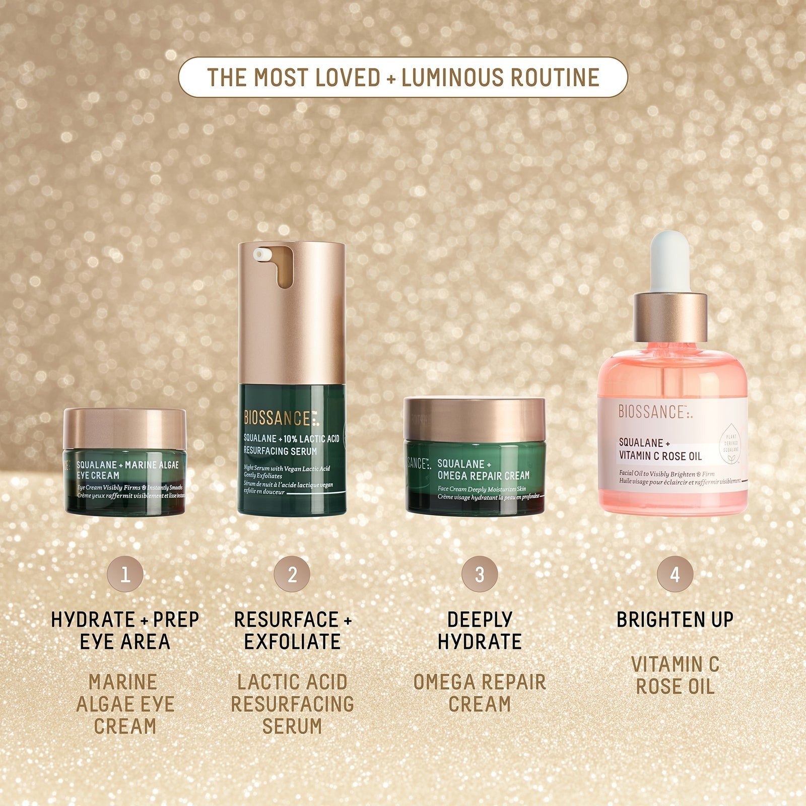 Biossance Most Loved and Luminous Set