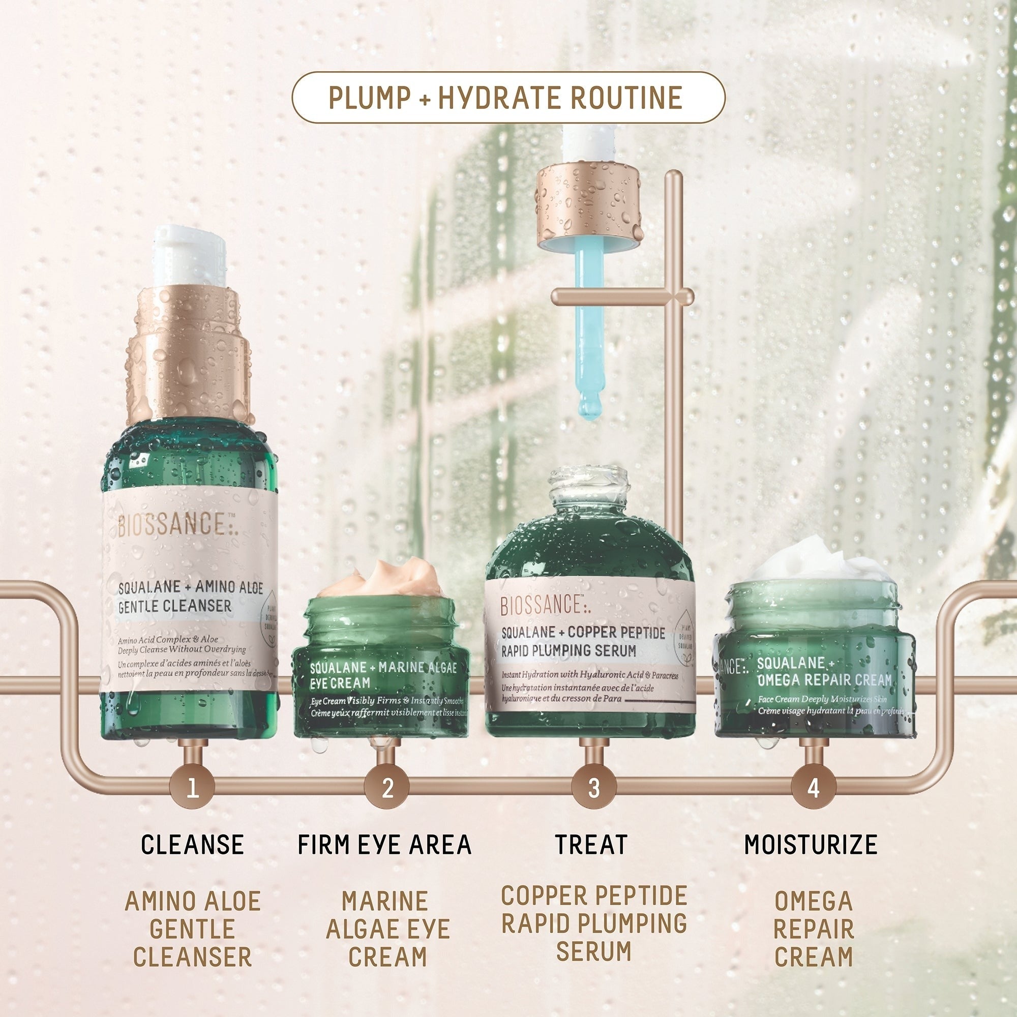 Biossance Plump and Hydrate Set Global