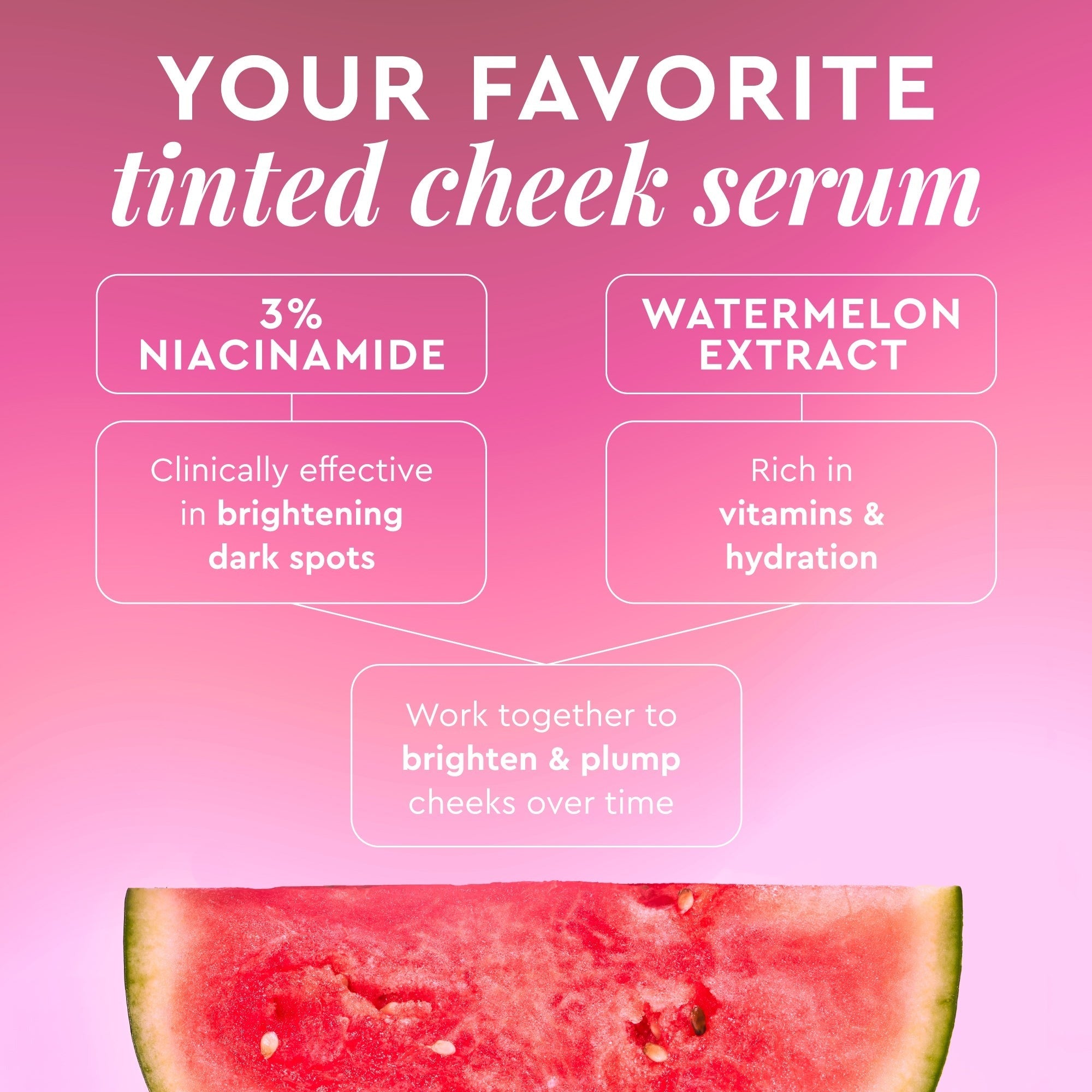 Glow Recipe Watermelon Glow Niacinamide Dewy Flush Brightening Serum Blush - Watermelon Flush