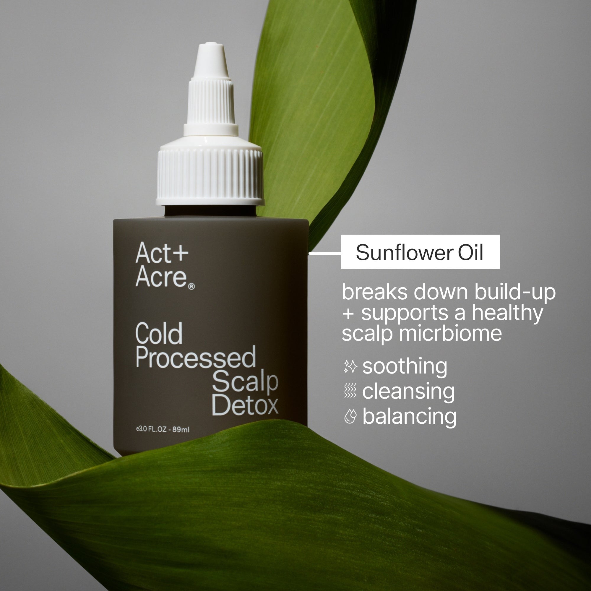 Act+Acre Cold Processed Scalp Detox 3.0 fl oz